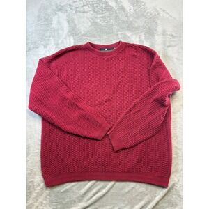 Vintage Consensus Men's Crewneck Knit Sweater Long Sleeve Pullover